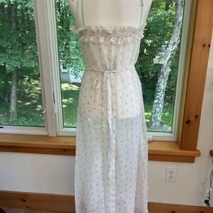 Oysho Zara romantic floral night gown night dress